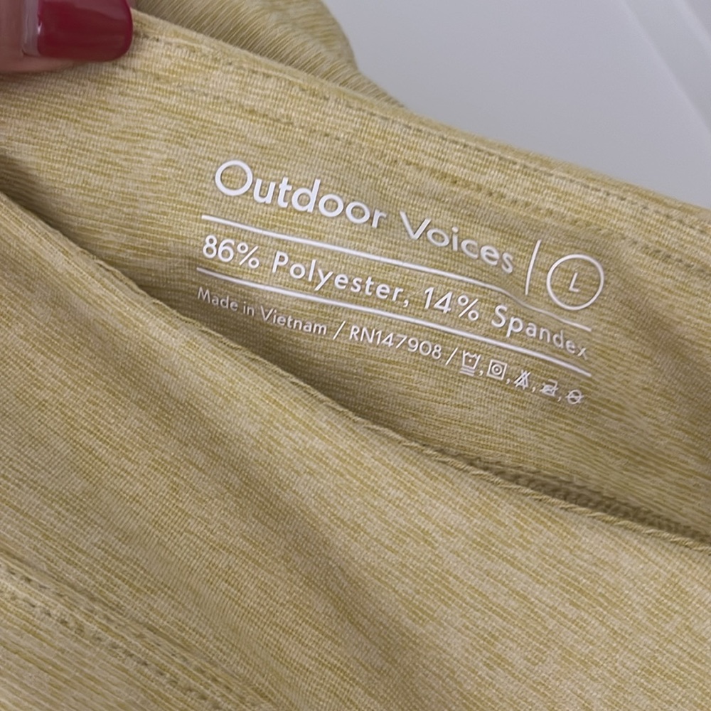 Butter Yellow Outdoor Voices Athletic Skort - Picture 7 of 7